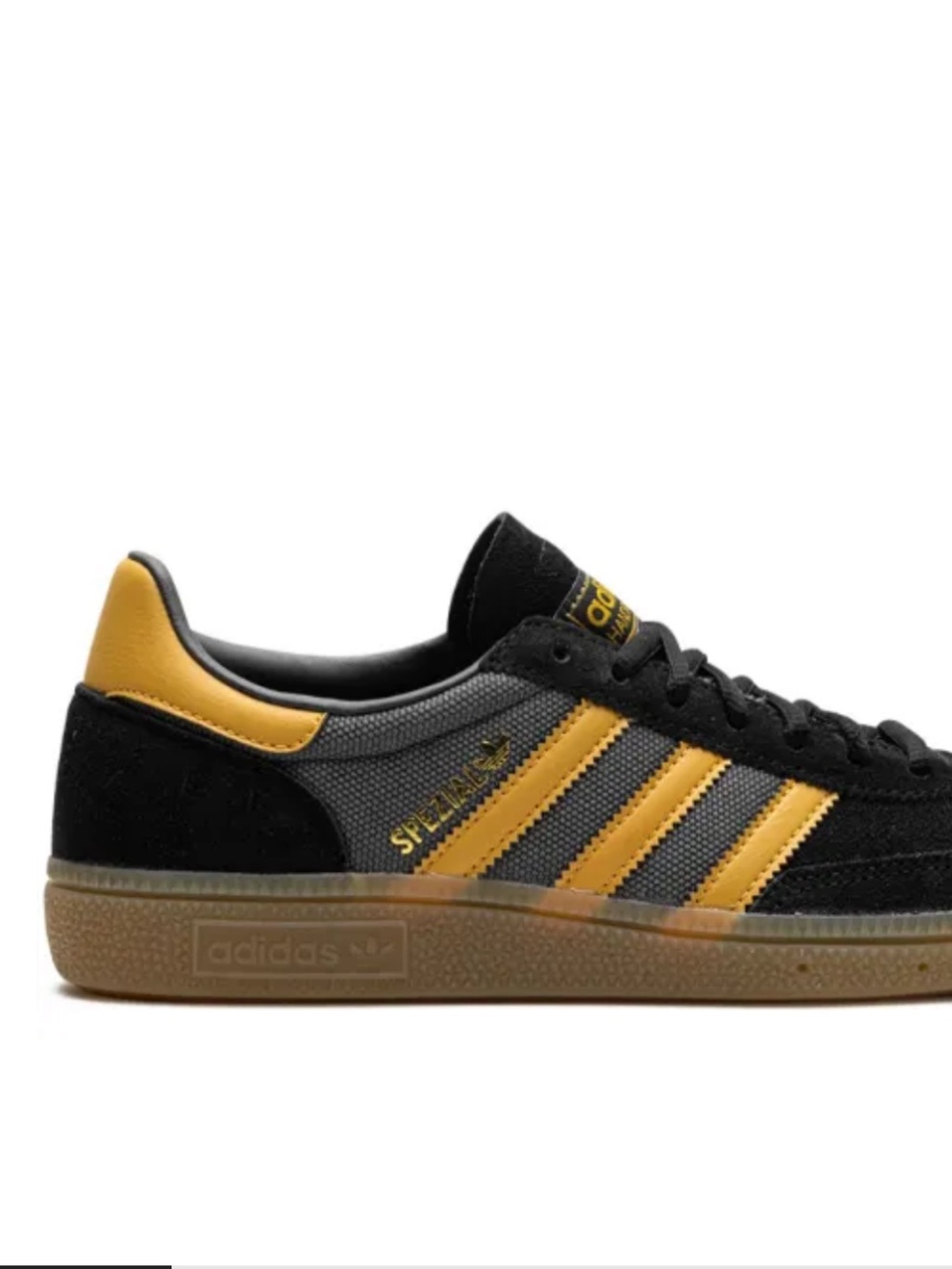 Adidas Handball Spezial Classic Sneakers in Black and Yellow NWOT